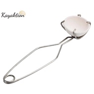Kayaktion 25Cm Stainless Steel Crucible Tong Clamp Crucible Pliers White Gold Bowl Melting Gold Furn