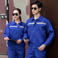 Unisex Long Sleeve Work Jacket With Reflective Strip For Site Labor