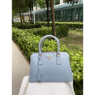 Authentic Prada 1BA837 Leather Top-Handle Bag