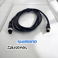 POWER CABLE ELECTRIC FISHING REEL Power Cord MESIN BANGLA SHIMANO DAIWA ECOODA 1.5m/ 2m 800MJ 1200MJ