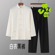 Bruce Lee Tang Suit Kung Fu Suit Wing Chun Taijiquan Practice Suit Cotton Linen#龙争虎斗#精武门功夫服装 #李小龙衣服#