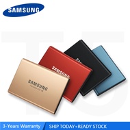 【Gutana】 ☇ SAMSUNG SSD T5 500GB 1TB Portable External Solid State Disk USB3.1 Type-C HDD for Laptop