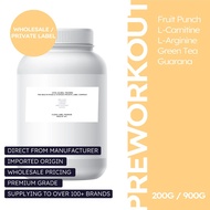 [OEM] VITAL Preworkout Sports Supplement | Premium L-Carnitine, L-Arginine, Green Tea Extract, Guara