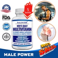 Men's Daily Multivitamin Supplement - Supports Energy, Focus and Cardiovascular Health