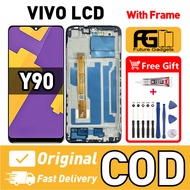 LCD with FRAME for VIVO Y90 Compatible For ORIGINAL LCD Skrin Touch Screen Replacement