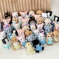 Forest Family Movable Tail Doll, Designed by Fox Fennec, Cute Cartoon, Dog and Rabbit Model Decorati