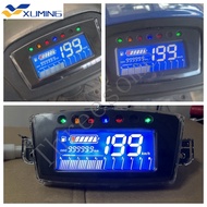 Xuming สำหรับ Yamaha JOG50 Suzuki V100มิเตอร์ดิจิตัล AG100 AD100 AG50 AD50เครื่องวัดรอบต่อนาทีเครื่อ