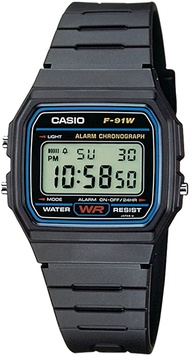 นาฬิกาข้อมือ ผู้ชาย/หญิง CASIO Digital Vintage รุ่น F-91WG-9QDF สีน้ำตาล  F-91W-3DG สีเขียว F-91W-1D