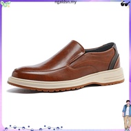 XES Elite Men MCEL103 Casual Formal Slip On Shoes ( Dark Brown / Navy )
