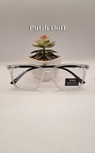 NEW ARRIVAL Kacamata normal warna doff photocromic  lensa berubah warna gelap saat terkena sinar mat