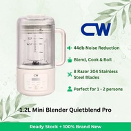 【Ready Stock】Cadware Pioneer Quiet Blend Pro 1.2L | CW轻音破壁机 | 料理机 | Mini Blender | Soundproof | Soym