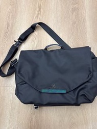 男裝黑色斜孭袋