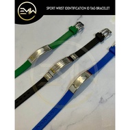 Sport Wrist Identification ID Tag Bracelet [EMW SOLUTION]