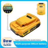 【Genuine Dewalt Battery】Genuine Dewalt 20V DCF887 Lithium Battery Electric Wrench Charger 2.0AH/4.0A