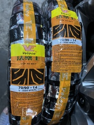 Vỏ (lôp) 70/90-14 VELOLE không dùng ruột (trước mio .utimo