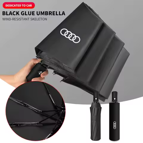Car Folding Umbrella Automatic Parasol Accessories For Audi A3 A4 B8 8P B9 8V B6 A5 B7 A1 A6 C6 Q3 Q