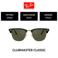 Ray-Ban  CLUBMASTER  RB3016 W0365  Unisex Global Fitting   Sunglasses  Size 49mm