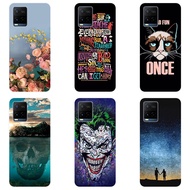 Vivo T1X Case Soft TPU Silicone Vivo T1X VivoT1X  Casing Phone Case Back Cover Flowers