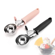 Ready Stock Stainless Steel Ice Cream Scoop Ice Cream Scoop Fruit Scoop Ice Cream Scoop Ice Cream Sc