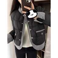 2025 Korean Version Fashionable Classy Versatile Slimmer Look Short White Duck Down Jacket Women A16