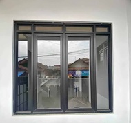 Pintu Aluminium Jendela Fullset SNI Pintu Jendela Aluminium Minimalis Kualitas Premium