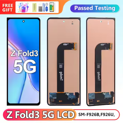 For Samsung Z Fold 3 F926 F9260 LCD Display Touch Screen Digitizer Assembly For Samsung Z Fold3 Scre