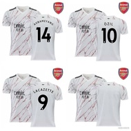 FX 2020-2021 Arsenal Away Football Jersey Lacazette Ozil Aubameyang TShirt Sport Tops Soccer Jersey Unisex Plus Size XF