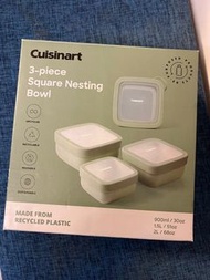 Cuisinart方型食物盒（3件）