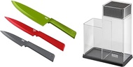 KUHN RIKON Colori Utensil Holder and Knife Block Set of 4