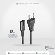 UGREEN Kabel Power Printer 2 Lubang Kabel Angka 8 Ac cord 2m 50607