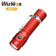Wurkkos WK03 1800LM SST40 18650 battery USB Type-C Charging  High Power LED Flashlight