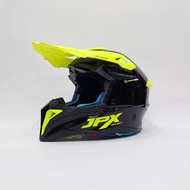 JPX FOX3 FOX 3 FX2 BLACK YELLOW GLOSSY HELMET