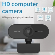 Network Webcam Black USB Camera Full HD 1080p USB for Laptop PC