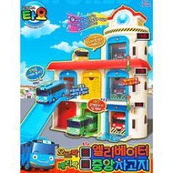 🇰🇷韓國境內版 小巴士 tayo (不含車子) 聲音 音樂 電梯 三層 車庫 停車場 玩具遊戲組