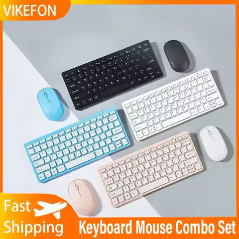 Protable Mini 2.4G Wireless Keyboard and Mouse Keyboard Mouse Combo Set For Notebook Laptop Mac Desk