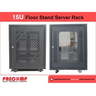 [READY STOCK] GrowV 15U Floor Stand Rack 600x800x812mm (P/G1580FS)