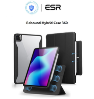 ESR Rebound Hybrid Case 360 for  iPad Air 4 Air 5 Air 6 (2024) สีดำโดย LinLU Sotre