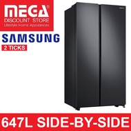 SAMSUNG RS62R5004B4/SS 647L SPACEMAX SIDE-BY-SIDE FRIDGE (2 TICKS)