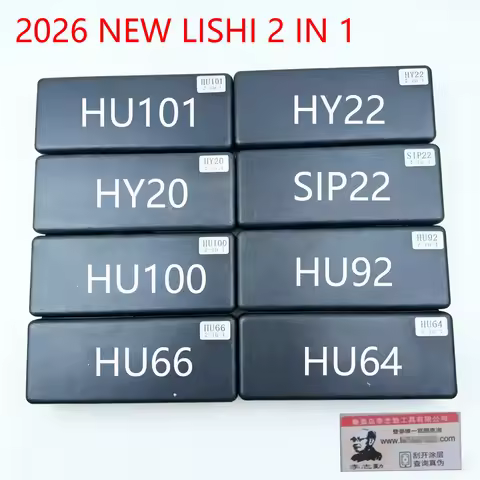 Lishi 2in1 Locksmith Tool for Car Key HU46 HU49 HU56 HU64 HU66 HU83 HU87 HU92 HU100 HU100(10) HU101 