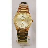 FREE SHIPPING ROSCANI FULL GOLD STAINLESS STEEL LADIES WATCH BL S985G1 -INTERNATIONAL WARRANTY