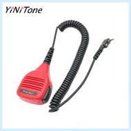 YiNiTone Red 2 pin TK Portable Handheld microphone PTT K plug PMMN4013A for Kenwood Baofeng UV-5R BF