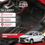 Perodua Axia 2023 5D Carpet Car Mat Floor Mat OEM Karpet Car Floormat