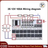100A BMS 3S/4S/5S 12V-21V Li-ion Protection Balance Board