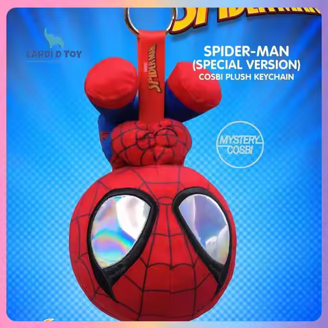 New Original Hot Toys Spiderman Blind Box Miles Morales Mini Key Chain Venom Ghost - Spider Anime Fi