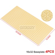 Marumine 4PCS 16x32 Double Sided Baseplate 3857 Compatible Classic Building Block Accessories MOC Mo