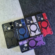 ZTE Blade A52 - EvoX Army Military Flash Flip Lens Armor Case Shockproof