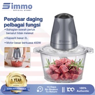 SIMMO Penggiling Daging Bumbu Stainless Steel 2L