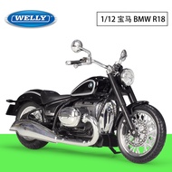 รถ BMW 2020 R18ของเล่นโมเดลมอเตอร์ไซค์อัลลอยเหล็กหล่อจำลองหนัก