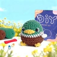 Beginner Crochet Kit with Yarn, Hooks & Instructions | DIY Amigurumi Starter Set for Adults & Kids, 