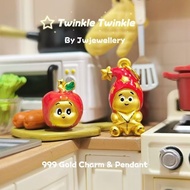 Jw 999 Gold | <Twinkle Twinkle> <星星人> 999 Gold Charm & Pendant